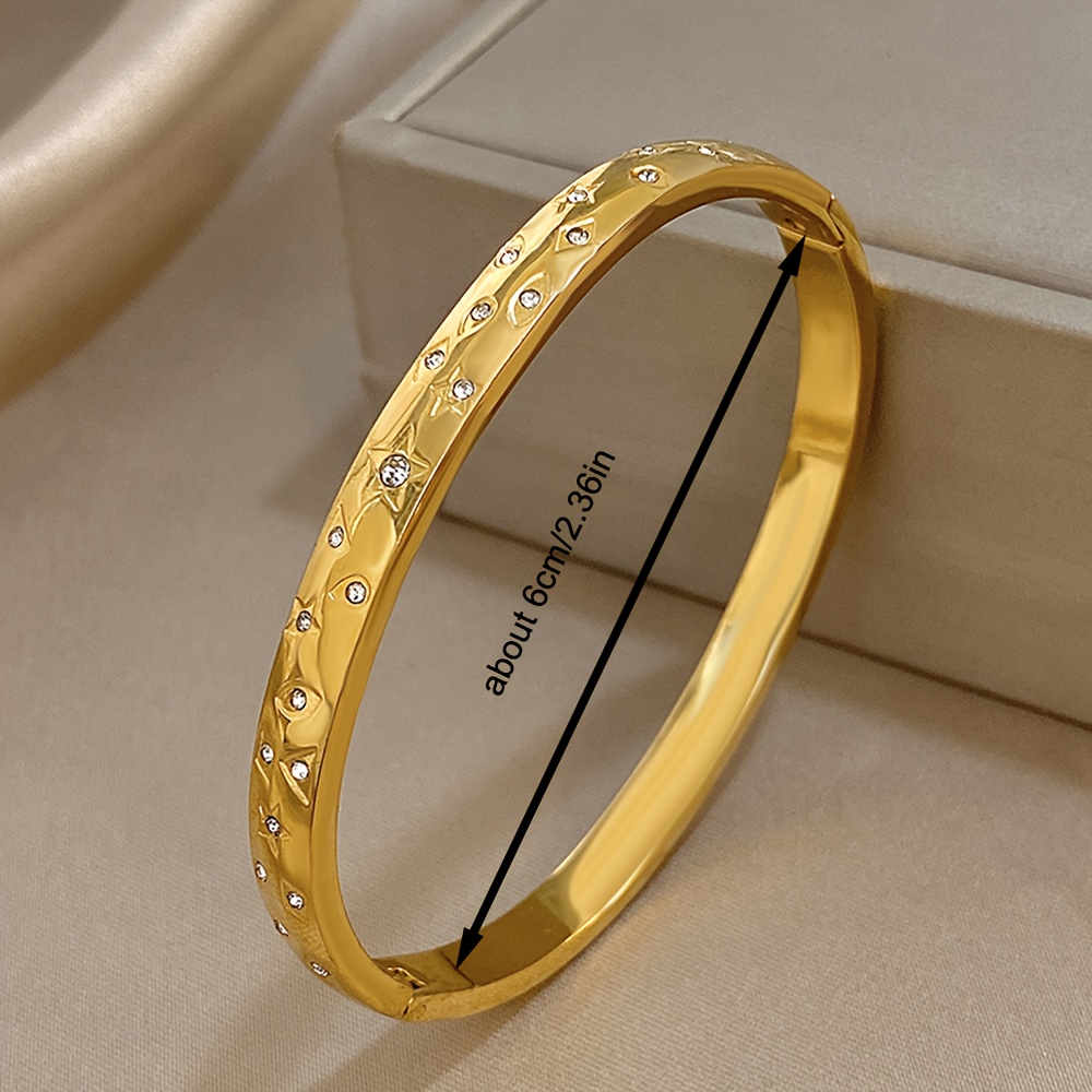 Fashion Stainless Steel Slim Bangle Bracelet